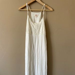 womens white maxi sun dress
